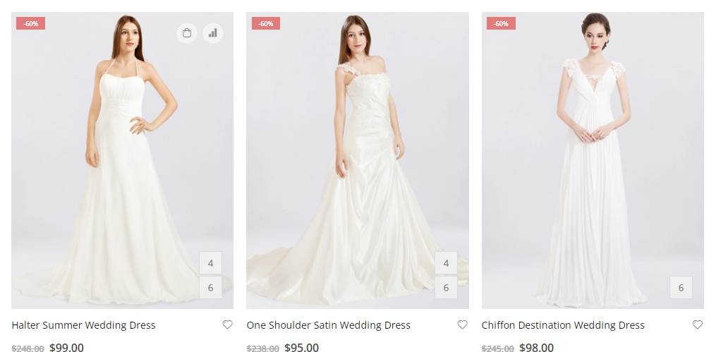 affordable wedding dresses
