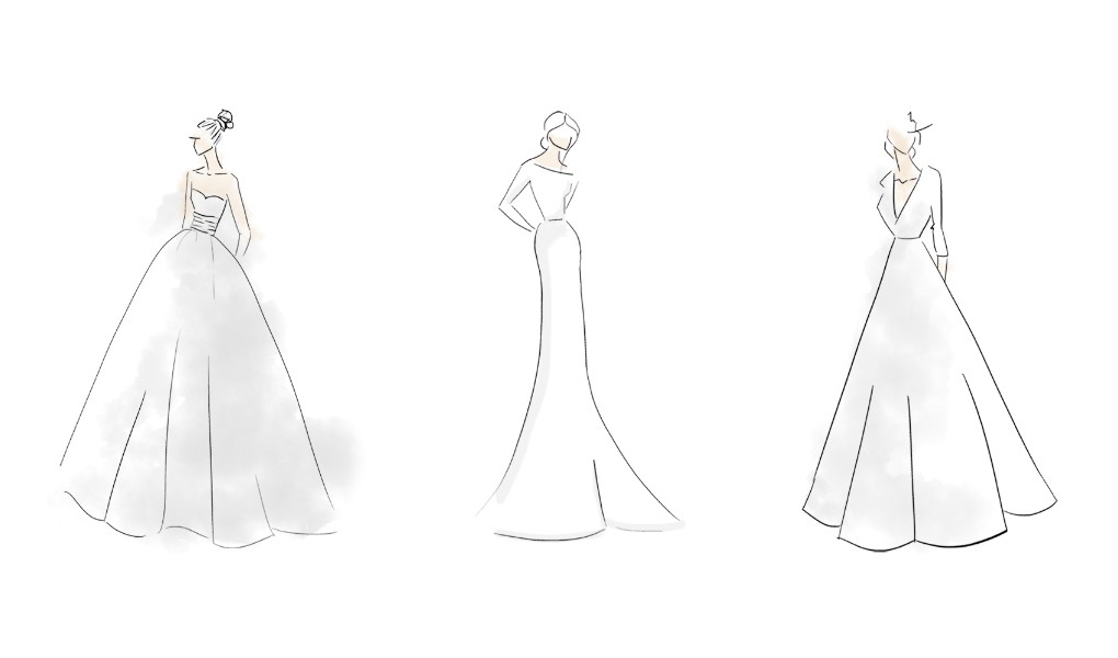 custom beach wedding dress within budget