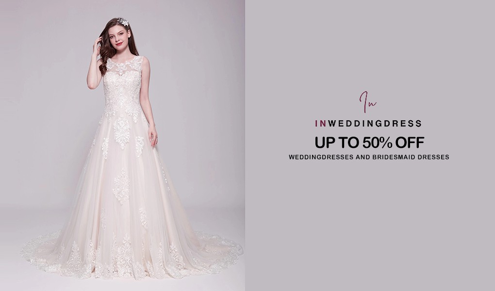 A-line beach wedding dresses