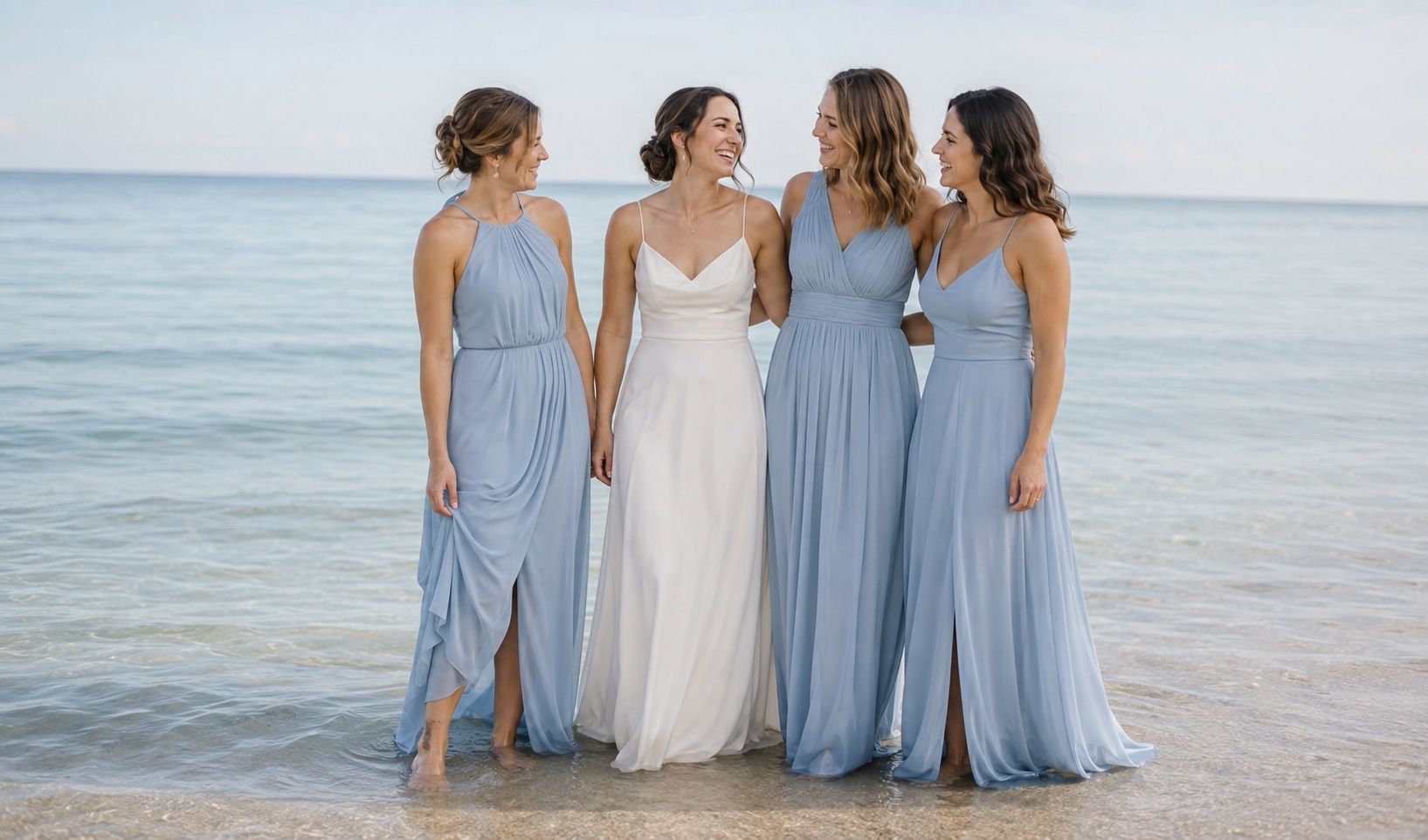 bridesmaid dress for beach wedding
