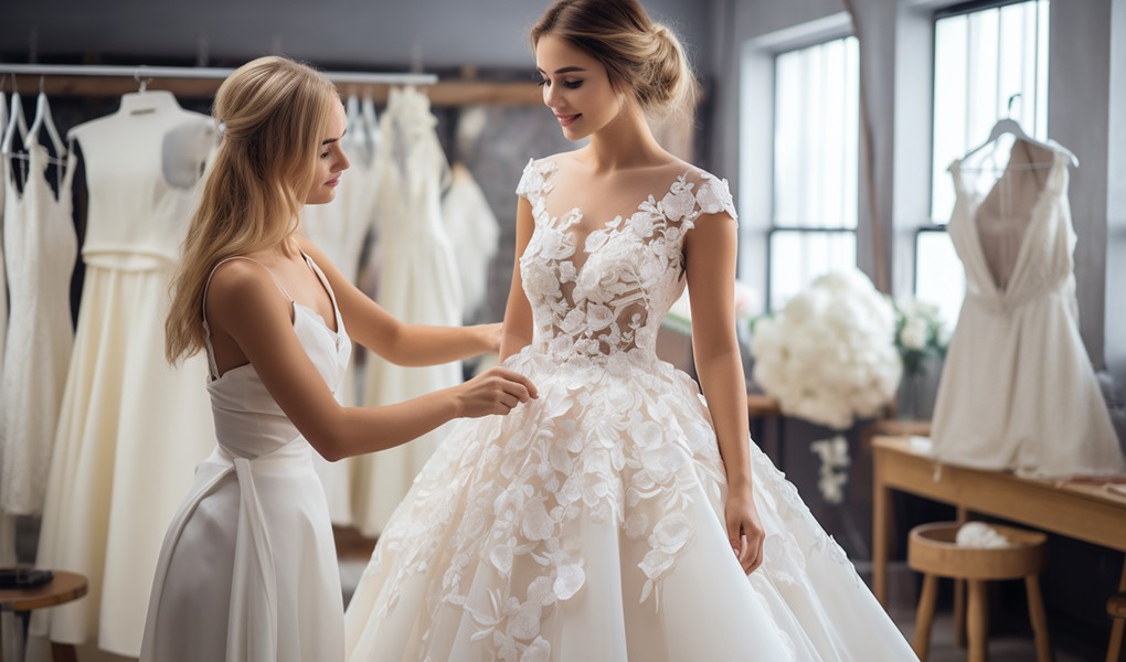 right size for wedding dresses