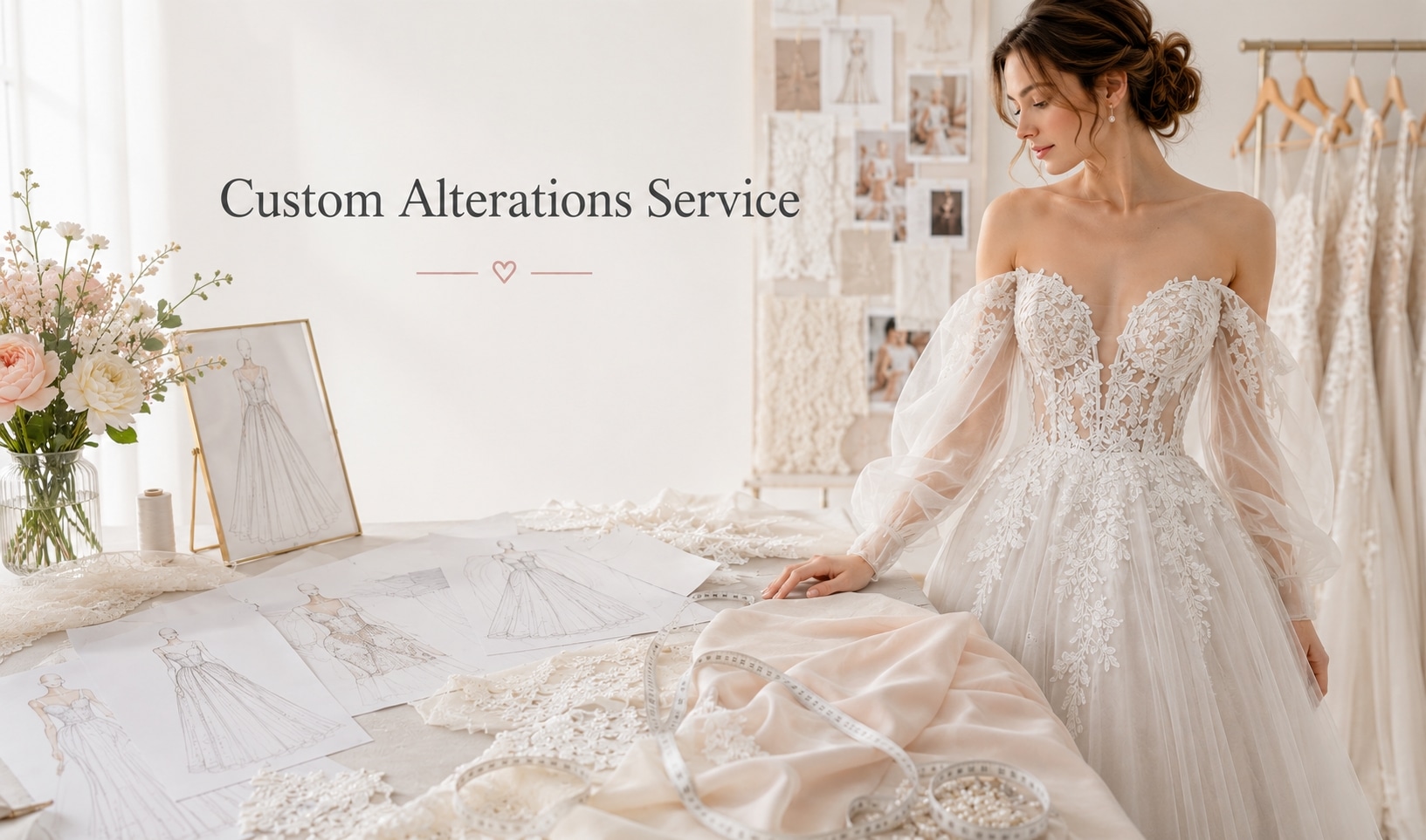 wedding dress custom alterations service