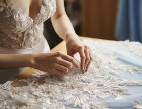 affordable custom-made wedding dress