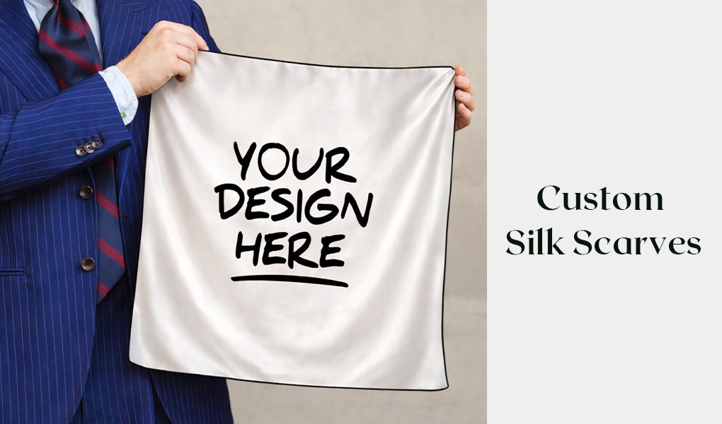 custom silk scarves for wedding