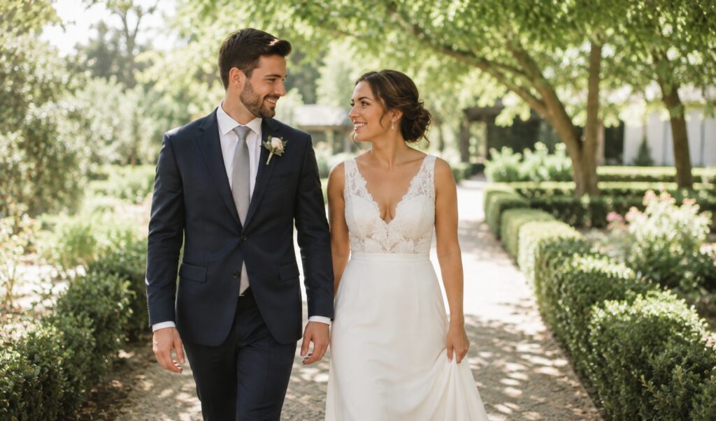 garden wedding dress