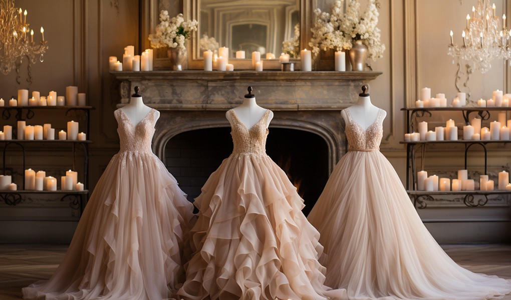 bridal gown
