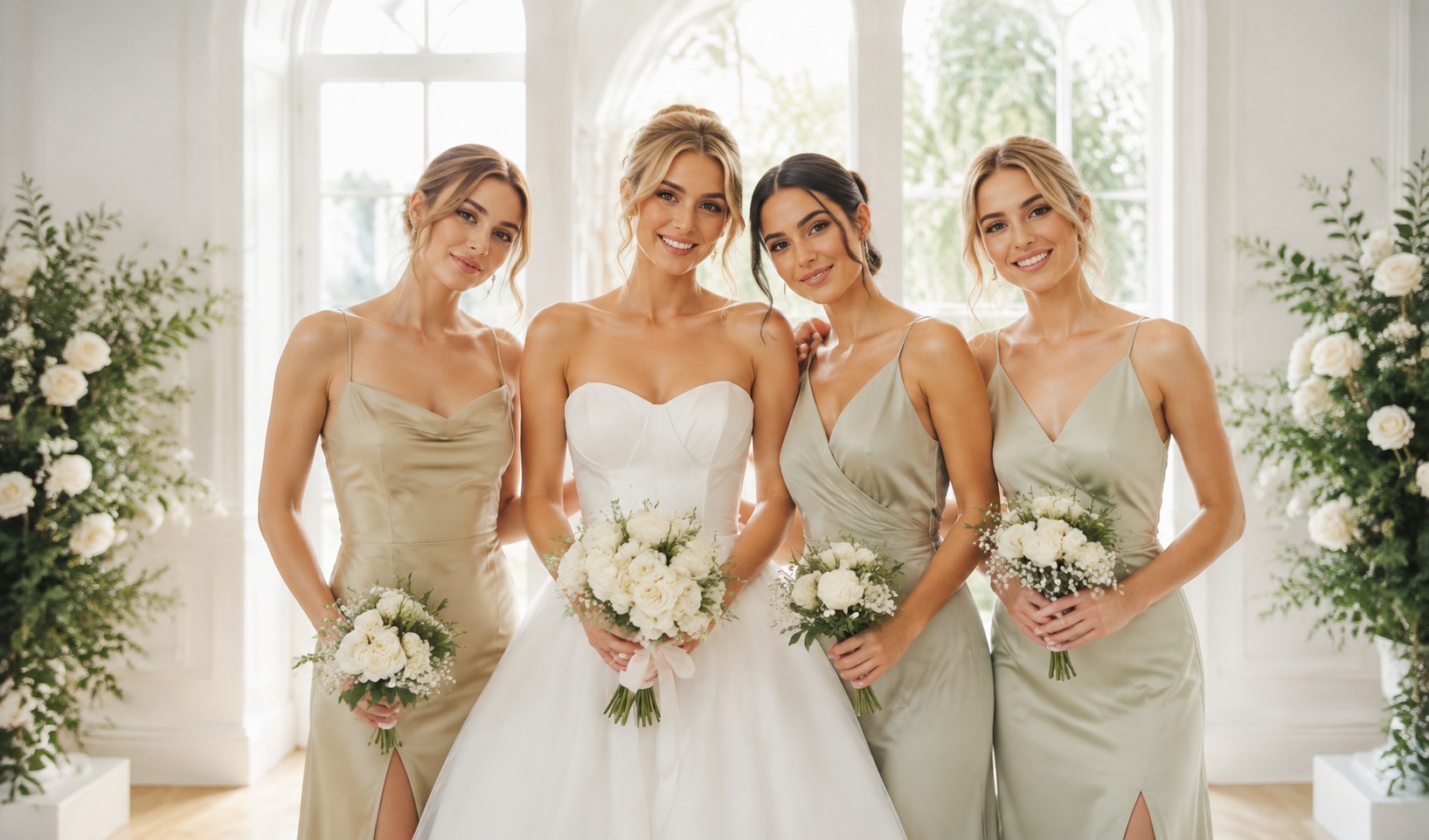 green bridesmaid dress color guide