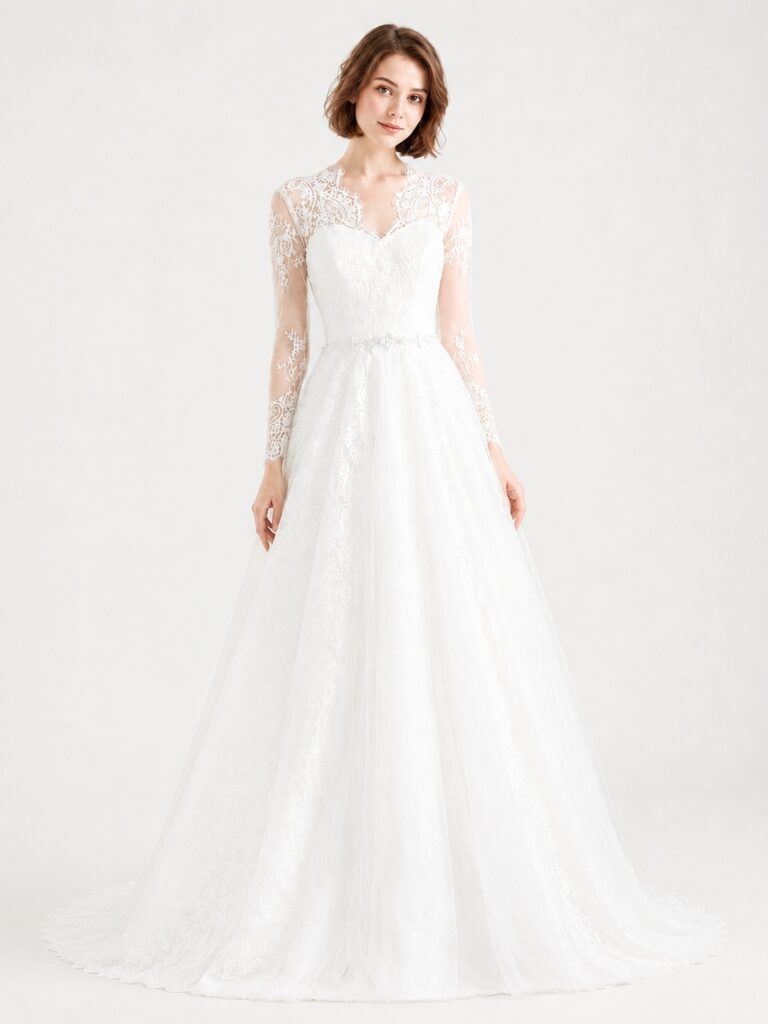 lace wedding dress