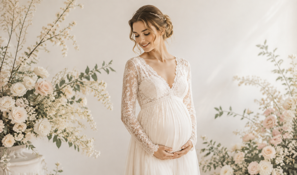 maternity wedding dresses