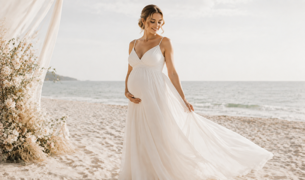 maternity wedding dresses
