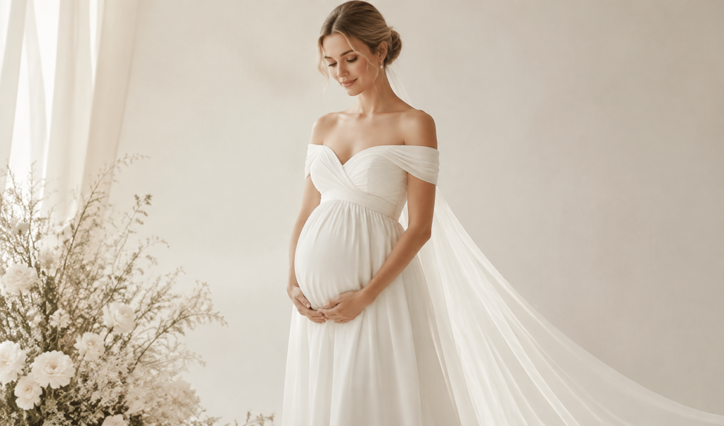 maternity wedding dresses