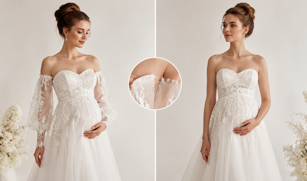 maternity wedding dresses