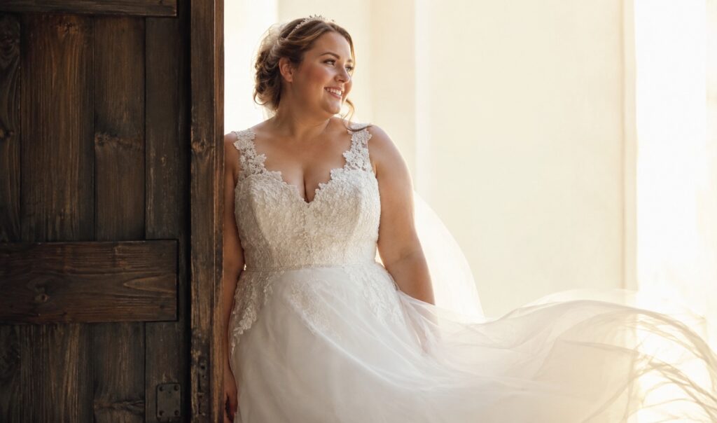 plus size wedding dress