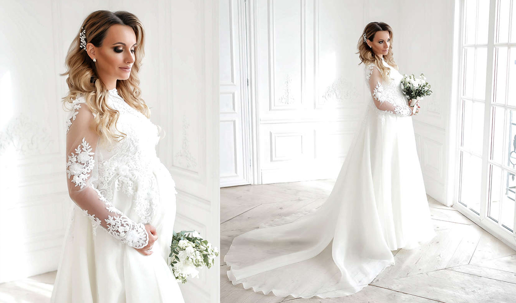 wedding dresses for pregnant women