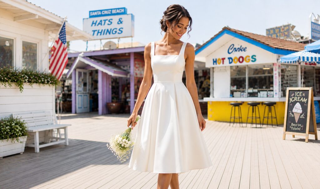 tea length wedding dresses