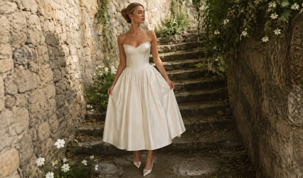 tea length wedding dresses