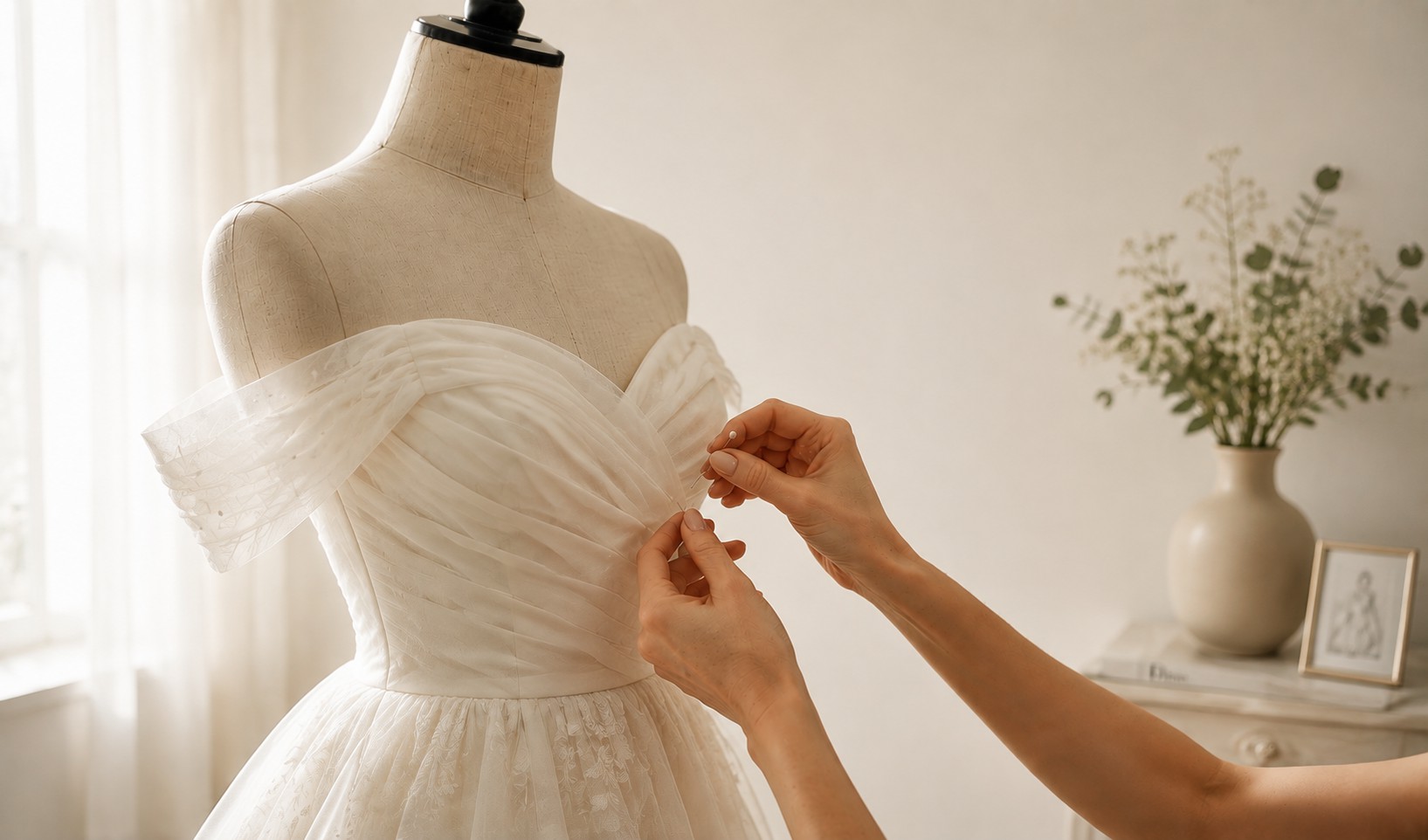 customize your wedding dress