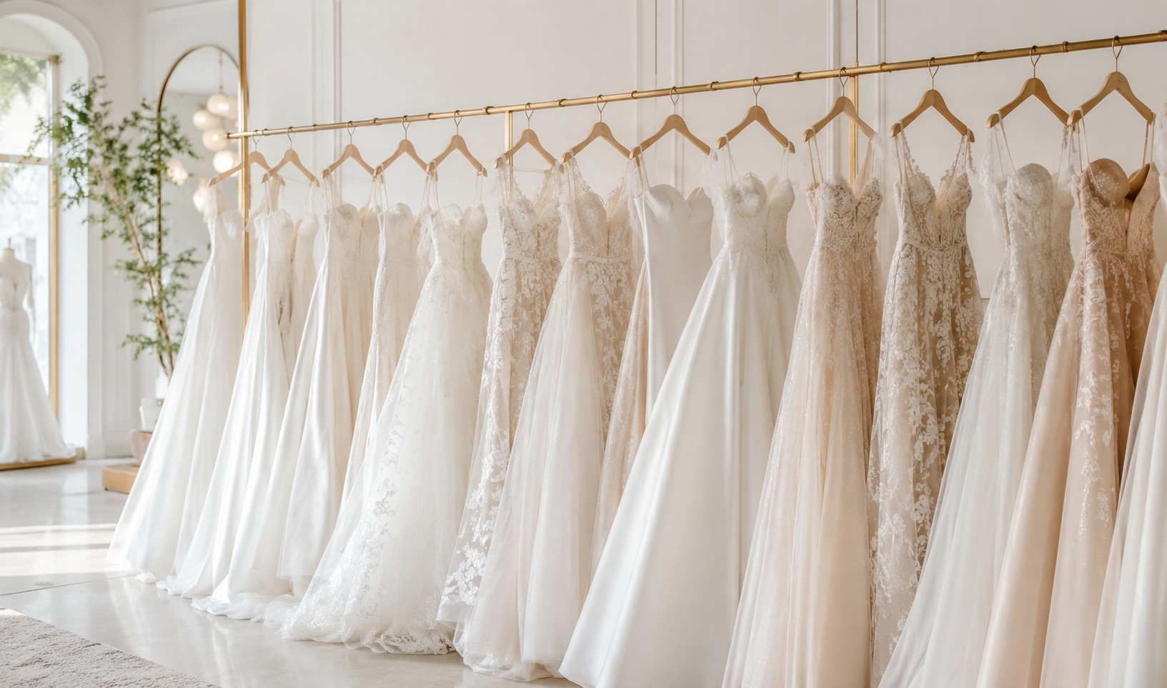 wedding dress sample sale is now on