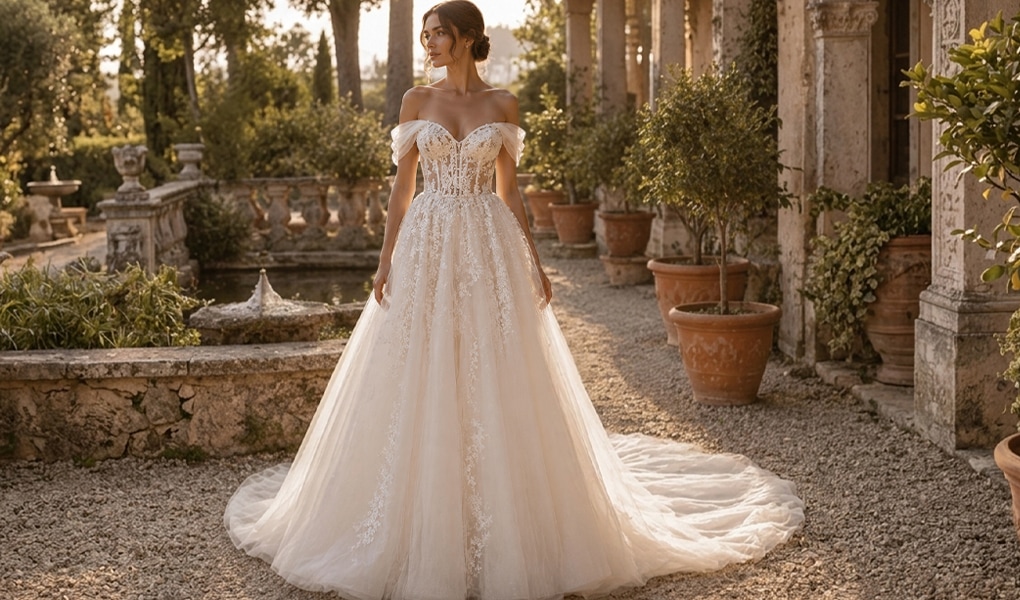 understanding your wedding gown with waistline explained