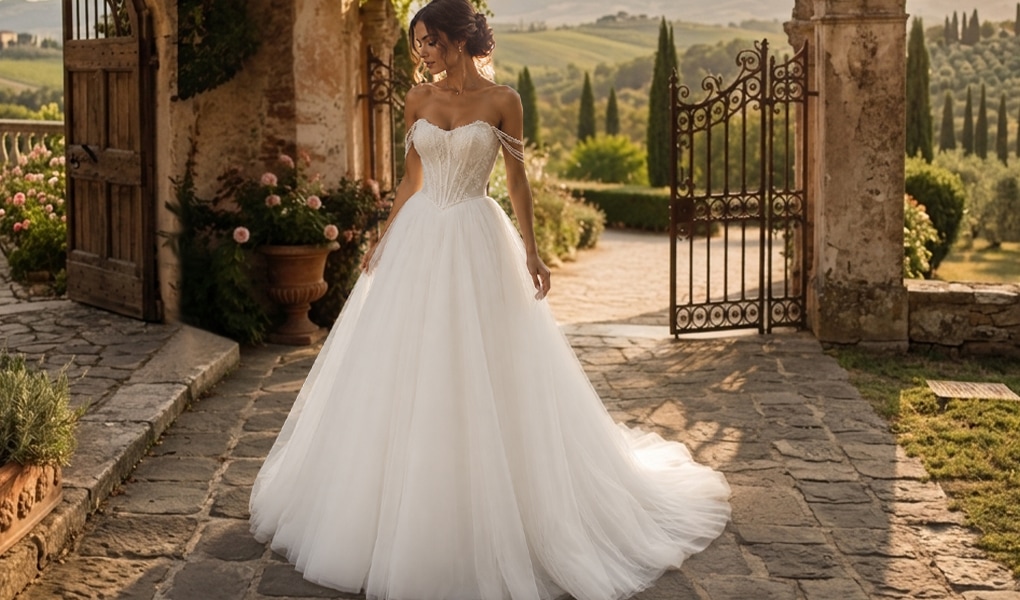 wedding gown