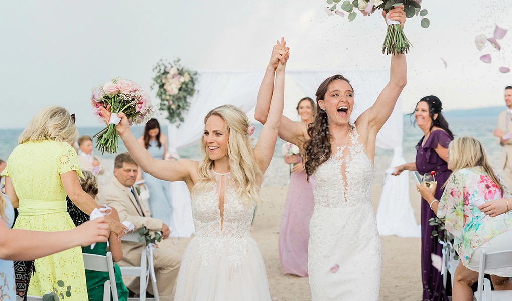 how to choose the right wedding gown shade