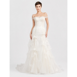 organza beach wedding dresses Modest Gown with Detachable Wrap BC658 boho beach wedding dress SHEIN Privé Elegant Black Guest Of Natural waistline leads to FIT:Plus