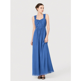 Chiffon Embroidered Lace A-line Bridesmaid Dress