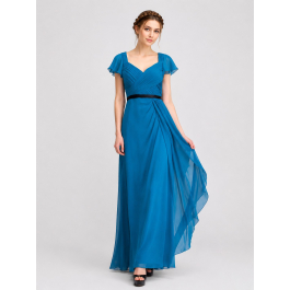 women's blue bridesmaid dresses Dusty Blue Bridesmaid Gowns