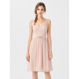 Simple Short bridesmaid Dress BR566