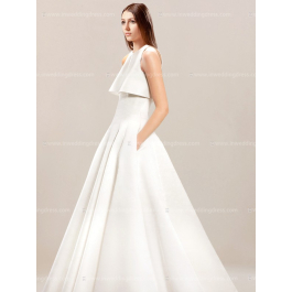 Simple Unique Wedding Dress $228