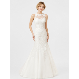 Modest Unique Wedding Dress $283