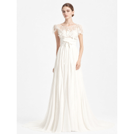 Simple Casual Beach Wedding Dress BC005