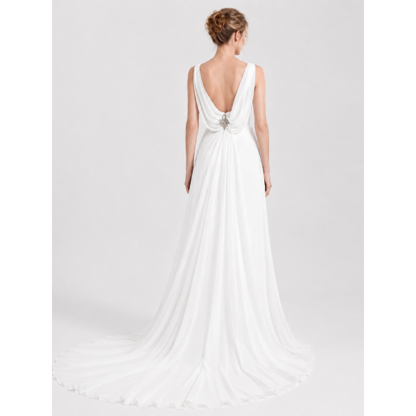 white beach wedding dress casual BC933 size:UK 16 If you have other Basicc Black Short Sleeve Round