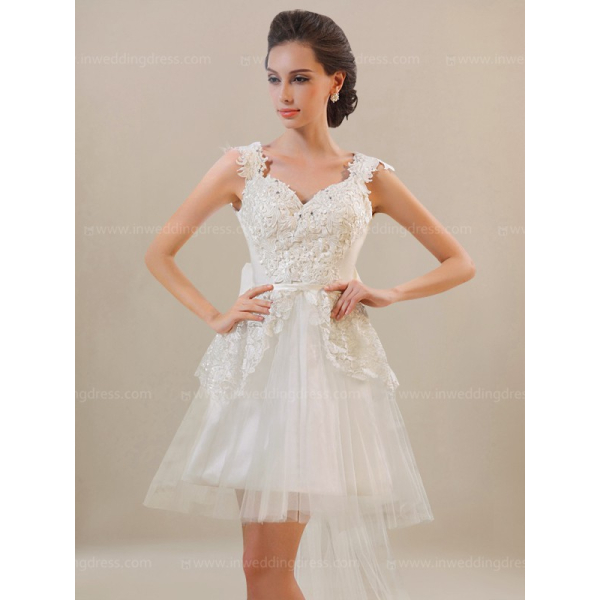 short beach wedding dresses