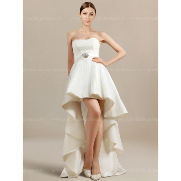 High-Low Beach Wedding Dress BC819 | InWeddingDress