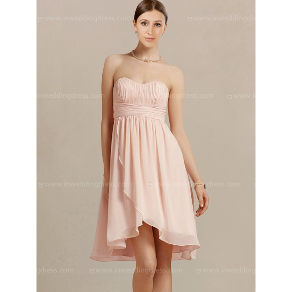 Strapless Simple Summer bridesmaid Dress $101