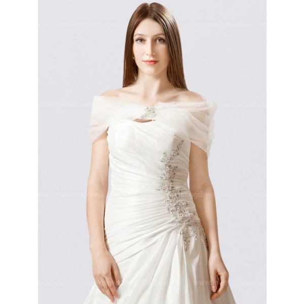 Tulle discount bridal wrap