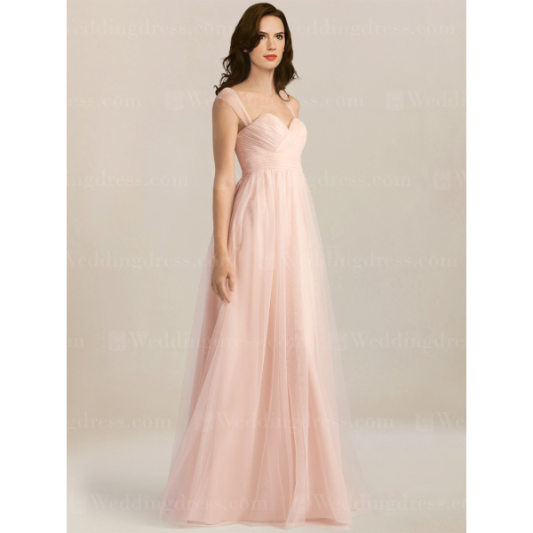 bridesmaid Dress with Cap Sleeves 118