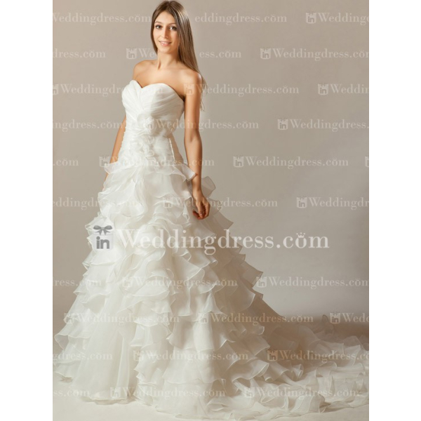 Unique Organza Wedding Dress DE193 | InWeddingDress