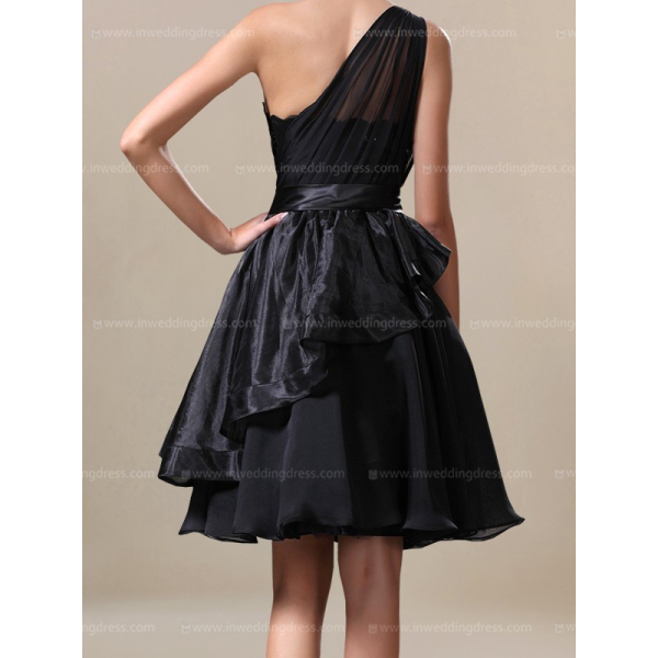 One Shoulder Homecoming Dress | InWeddingDress