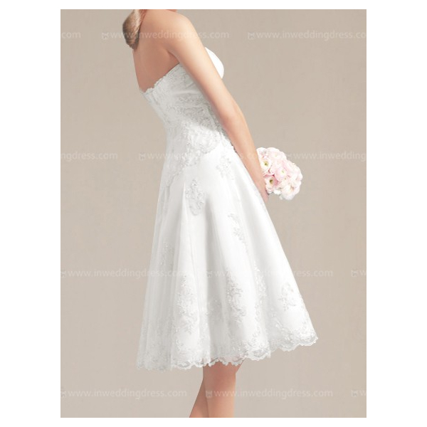princess polly baby blue dress A Line Tulle Wedding Dresses with Short Sleeves Elegant Beach Wedding main image 0