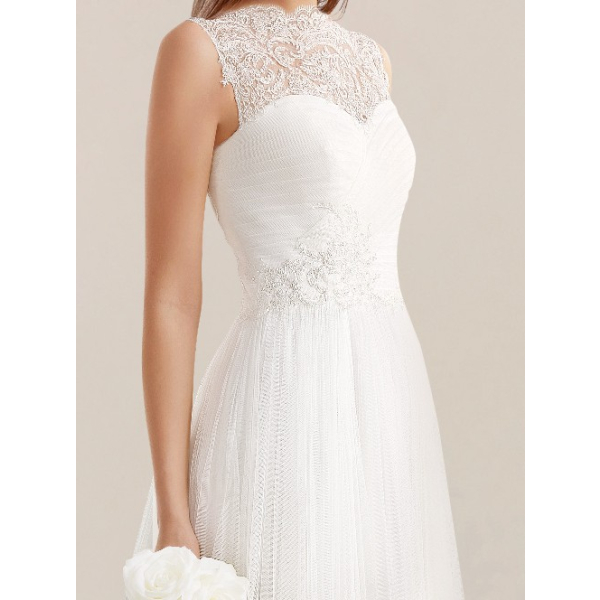 Simple Informal Wedding Dress $262