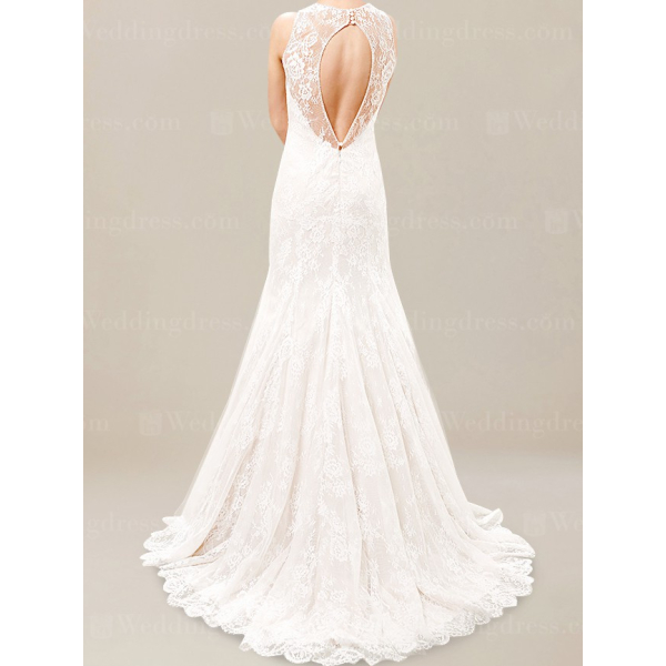 Fit-n-Flare Lace Wedding Dress | $245