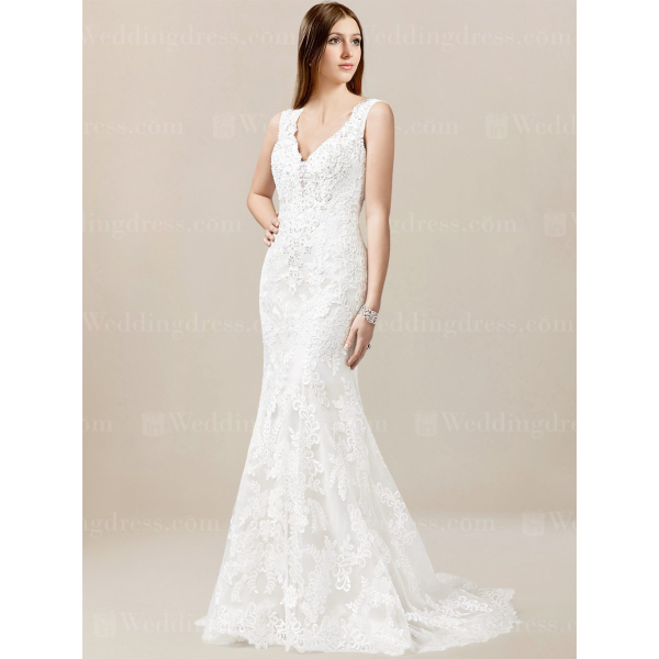 Modest Long Sleeve Western Boho Lace Wedding Dress Elegant A-Line Taffeta  Bateau Deep V-Back Bridal Gown - June Bridals