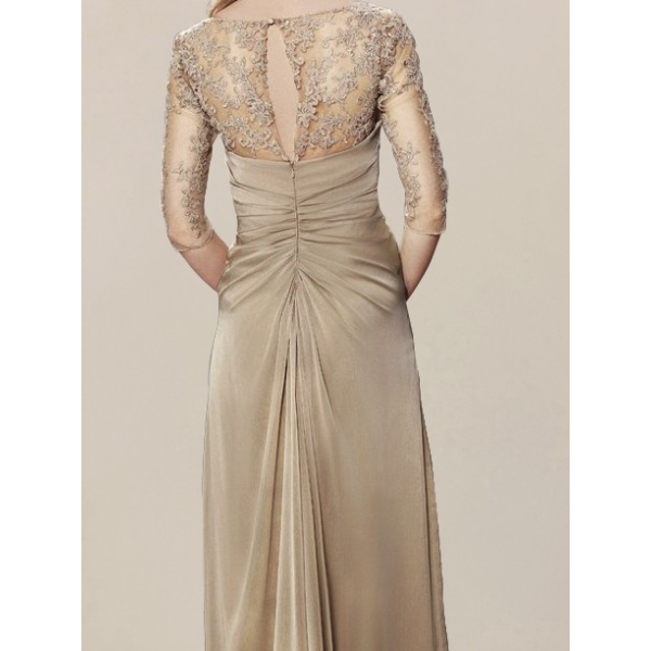 Long Mother of the Groom Dress, Plus Size