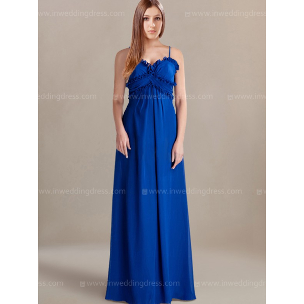 Chiffon Bridesmaid Gown, Long Bridesmaid Dresses MO170N