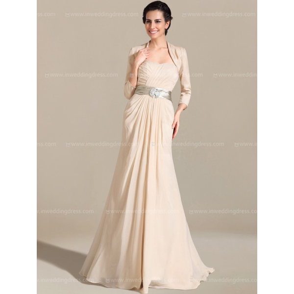 mother of bride dress with jacket