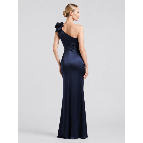 young mother of the bride dresses MGNY Madeline Gardner New York 72916 Long Formal Dress The 72916 3/4 Sleeve Crepe Mother of the Bride Dress by Madeline Gardner New York by MGNY combines elegance and sophistication High Split Young Mother of