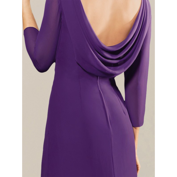 Mother of Groom Dress with Sleeves | $137