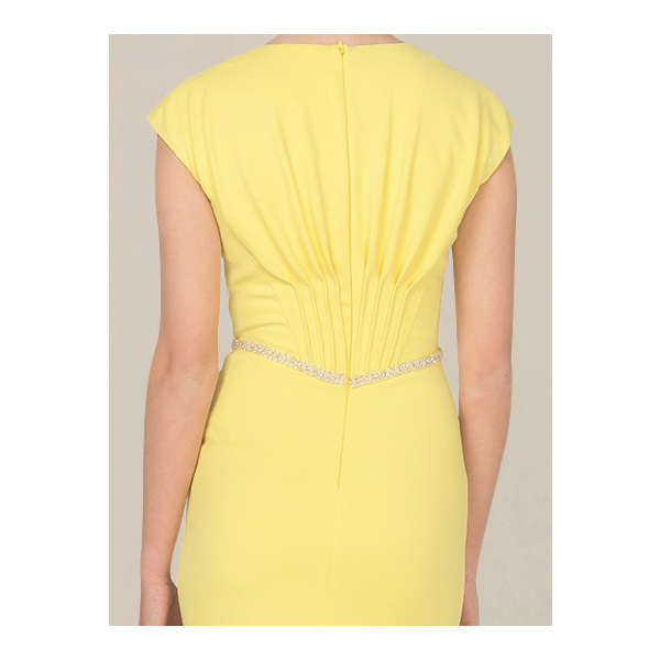light yellow bridesmaid dress Light yellow satin short prom dress, yellow bridesmaid dress – dresstby